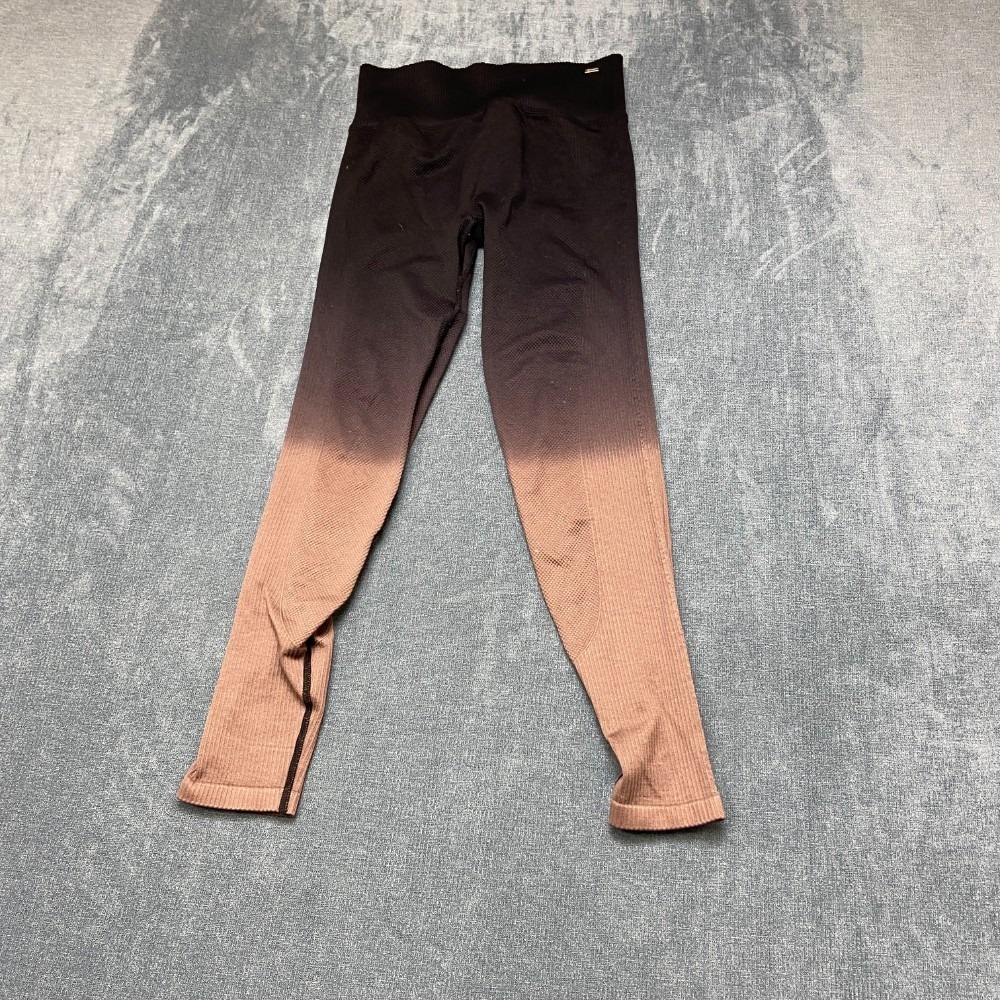 Pink Victoria's Secret I Am Strong Active Leggings Women Small Brown Sports Yoga